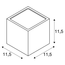 SITRA CUBE applique carré